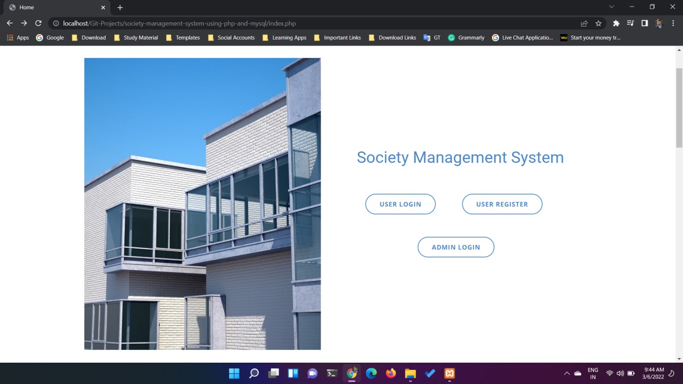 Online Society Management System With Source Code